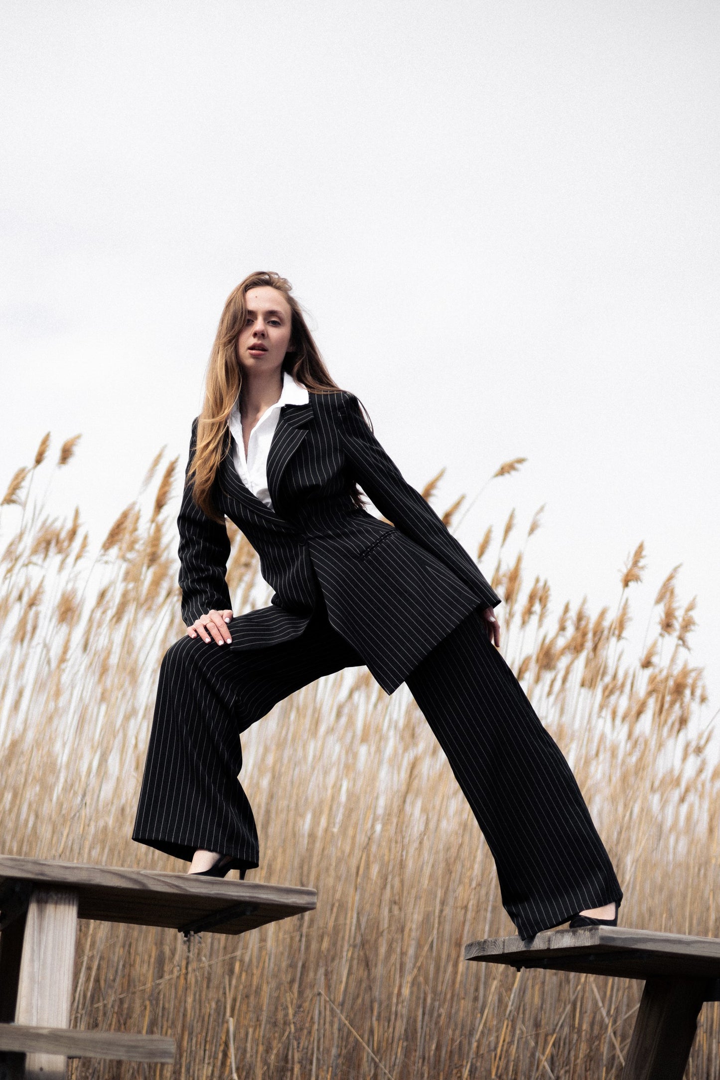 Signature Set No.2 — Black Pinstripe