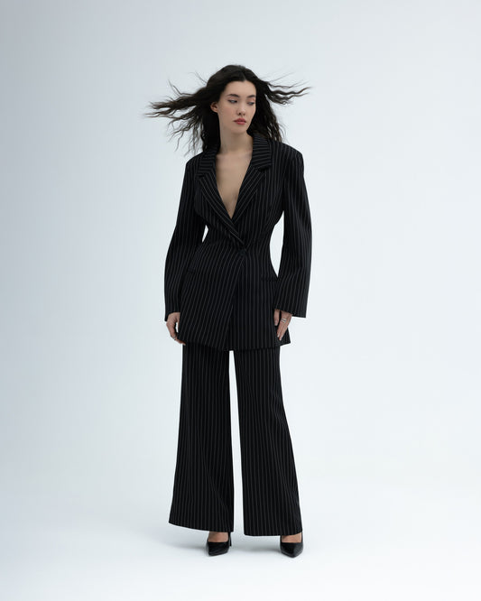 Signature Set No.2 — Black Pinstripe