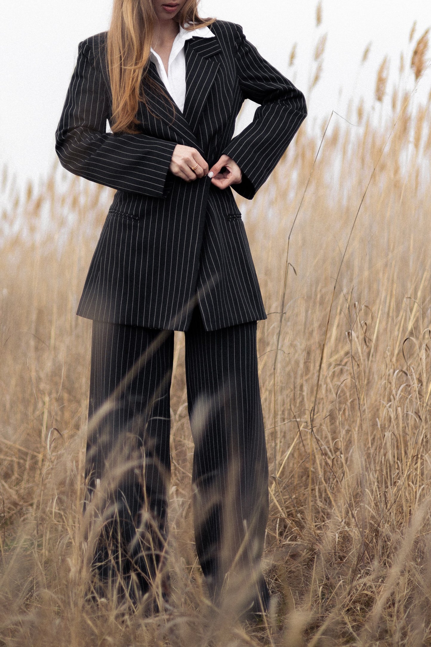 Signature Set No.2 — Black Pinstripe