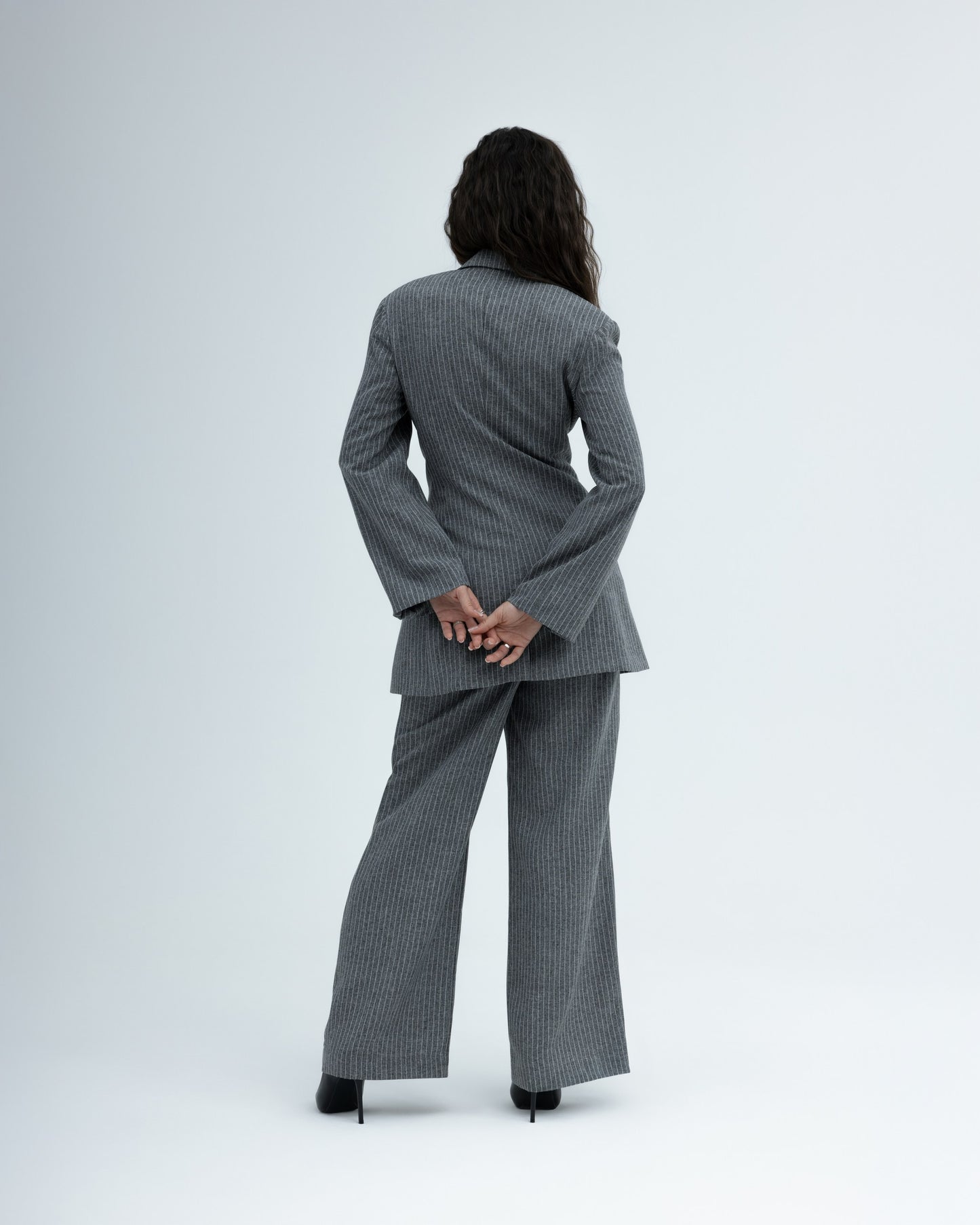 Signature Set No.2 — Grey Pinstripe