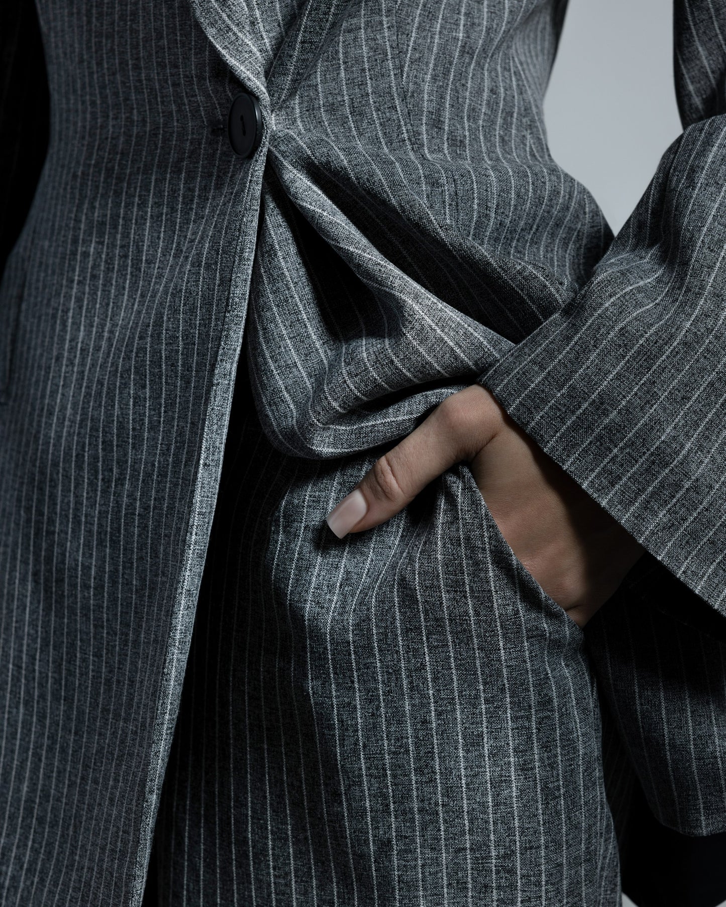 Signature Set No.2 — Grey Pinstripe