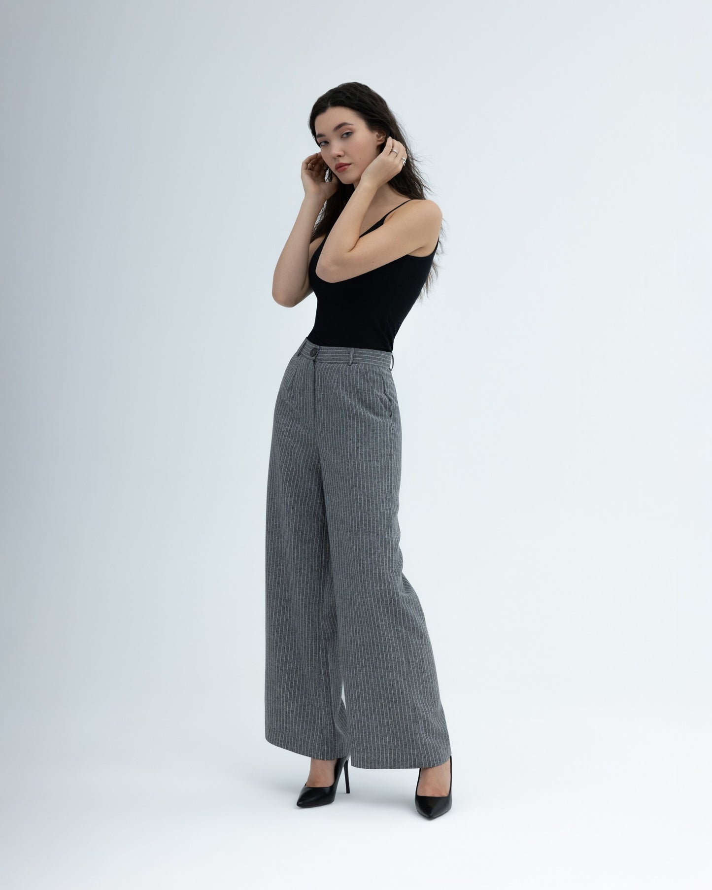 Signature Set No.2 — Grey Pinstripe