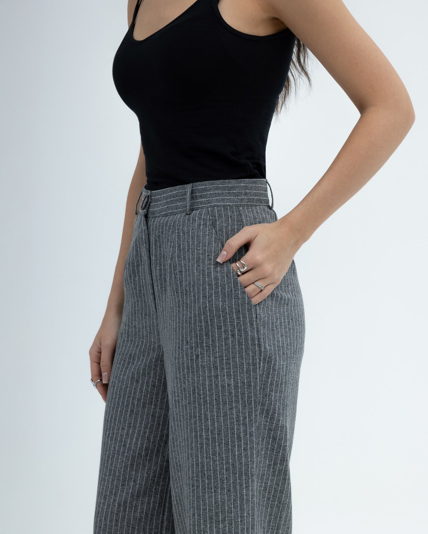 Signature Set No.2 — Grey Pinstripe
