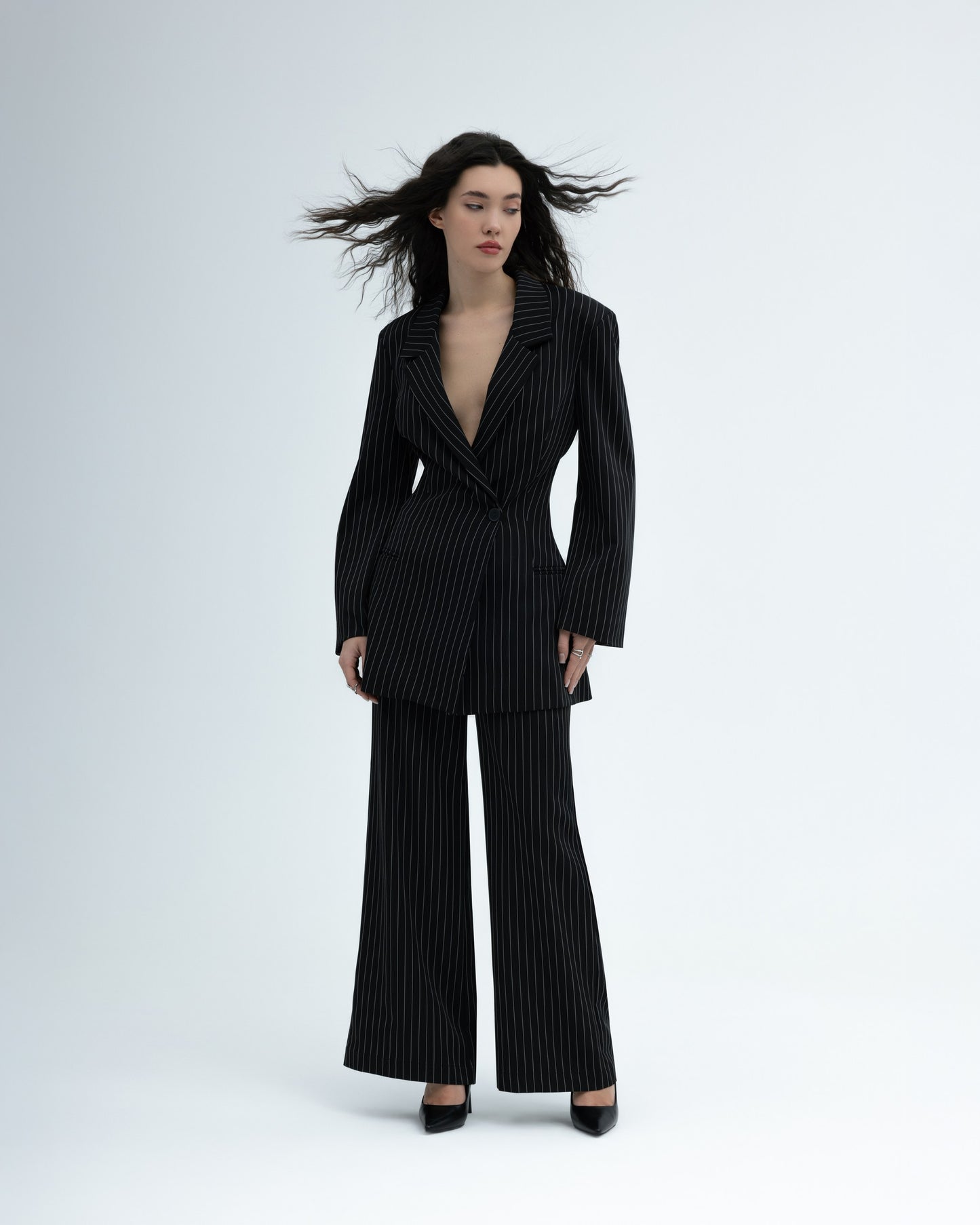 Signature Set No.2 — Black Pinstripe